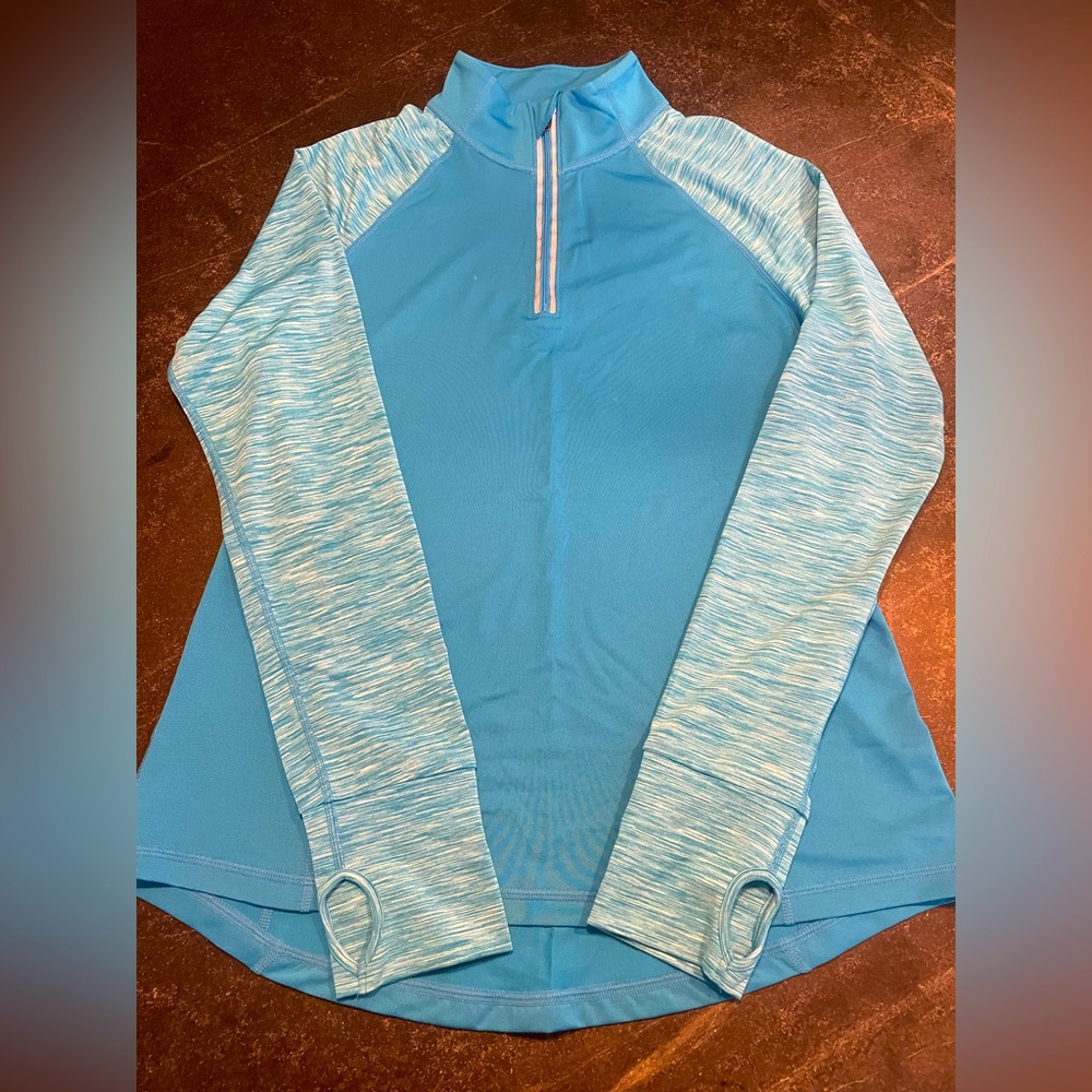4/$20 Blue 1/2 Zip Long Sleeve